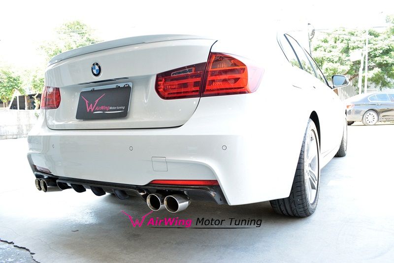 BMW F30 M TECH Performance carbon rear diffuser 02